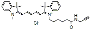 Molecular structure of the compound: Cy5 alkyne