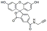 Molecular structure of the compound: FAM alkyne, 5-isomer