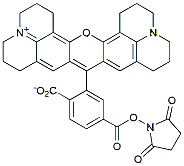 Molecular structure of the compound: ROX NHS ester, 6- isomer