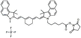 Molecular structure of the compound: Cy7.5 NHS ester