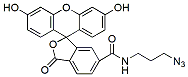 Molecular structure of the compound: FAM azide, 6-isomer