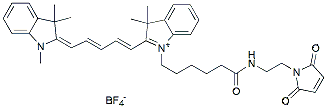 Molecular structure of the compound: Cy5 maleimide