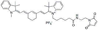 Molecular structure of the compound: Cy7 maleimide