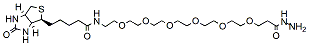 Molecular structure of the compound: Biotin-PEG6-hydrazide