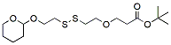 Molecular structure of the compound: THP-SS-PEG1-t-butyl ester