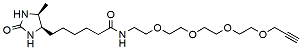 Molecular structure of the compound: Desthiobiotin-PEG4-Alkyne