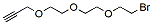 Molecular structure of the compound: Propargyl-PEG3-bromide