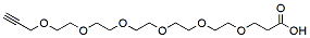 Molecular structure of the compound: Propargyl-PEG6-acid