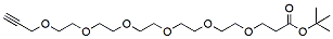 Molecular structure of the compound: Propargyl-PEG6-t-butyl ester