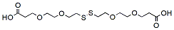 Molecular structure of the compound: Acid-PEG2-SS-PEG2-acid