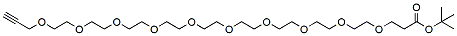 Molecular structure of the compound: Propargyl-PEG10-t-butyl ester