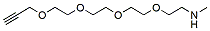 Molecular structure of the compound: Propargyl-PEG4-methylamine