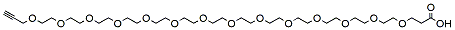 Molecular structure of the compound: Propargyl-PEG14-acid