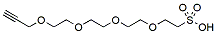Molecular structure of the compound: Propargyl-PEG4-sulfonic acid