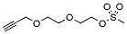 Molecular structure of the compound: Propargyl-PEG3-Ms