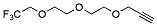 Molecular structure of the compound: 1,1,1-Trifluoroethyl-PEG3-Propargyl