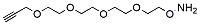 Molecular structure of the compound: Aminooxy-PEG4-propargyl