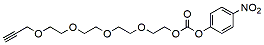 Molecular structure of the compound: Propargyl-PEG4-5-nitrophenyl carbonate