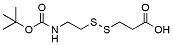 Molecular structure of the compound: Boc-NH-ethyl-SS-propionic acid