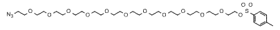 Molecular structure of the compound: Azide-PEG12-Tos