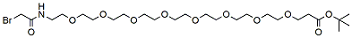 Molecular structure of the compound: Bromoacetamido-PEG8-t-butyl ester