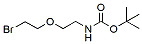 Molecular structure of the compound: N-Boc-PEG1-bromide