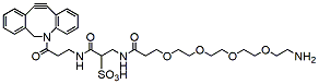 Molecular structure of the compound: Sulfo DBCO-PEG4-amine