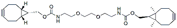 Molecular structure of the compound: bis-PEG2-endo-BCN