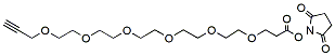 Molecular structure of the compound: Propargyl-PEG6-NHS ester