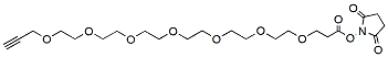 Molecular structure of the compound: Propargyl-PEG7-NHS ester