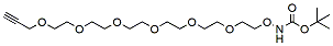 Molecular structure of the compound: t-Boc-aminooxy-PEG6-propargyl