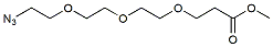 Molecular structure of the compound: Azido-PEG3-methyl ester