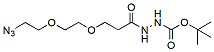 Molecular structure of the compound: Azido-PEG2-t-Boc-hydrazide