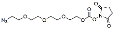 Molecular structure of the compound: Azido-PEG3-succinimidyl carbonate