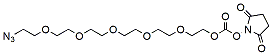 Molecular structure of the compound: Azido-PEG5-succinimidyl carbonate