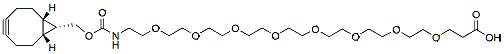 Molecular structure of the compound: endo-BCN-PEG8-acid