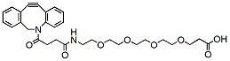 Molecular structure of the compound: DBCO-PEG4-acid