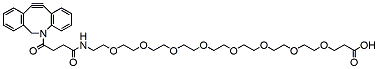 Molecular structure of the compound: DBCO-PEG8-acid