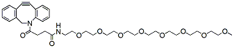 Molecular structure of the compound: m-PEG8-DBCO