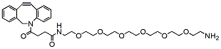 Molecular structure of the compound: DBCO-PEG6-amine TFA salt