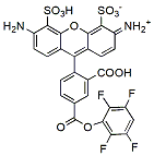 Molecular structure of the compound: BP Fluor 488 TFP ester