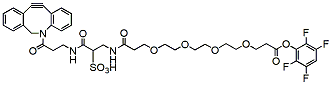 Molecular structure of the compound: Sulfo DBCO-PEG4-TFP ester