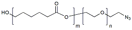 Molecular structure of the compound: PCL(1k)-PEG(3k)-N3