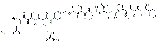 Molecular structure of the compound BP-41134