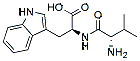 Molecular structure of the compound: L-Valyl-L-tryptophan
