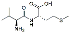 Molecular structure of the compound: (S)-2-((S)-2-Amino-3-methylbutanamido)-4-(methylthio)butanoic acid