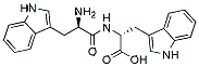 Molecular structure of the compound: D-Tryptophan, N-D-tryptophyl