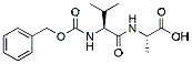 Molecular structure of the compound: Z-Val-Ala-OH