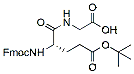 Molecular structure of the compound: Fmoc-glu(otbu)-gly-OH