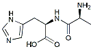 Molecular structure of the compound: H-Ala-his-OH